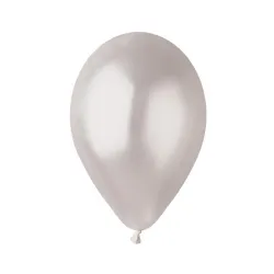 Balony metaliczne białe/perłowe 100szt.